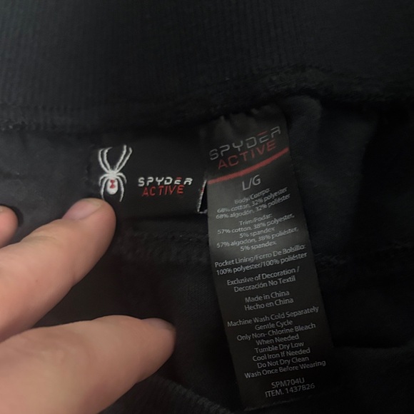Spyder Black Sweatpants - Picture 2 of 2